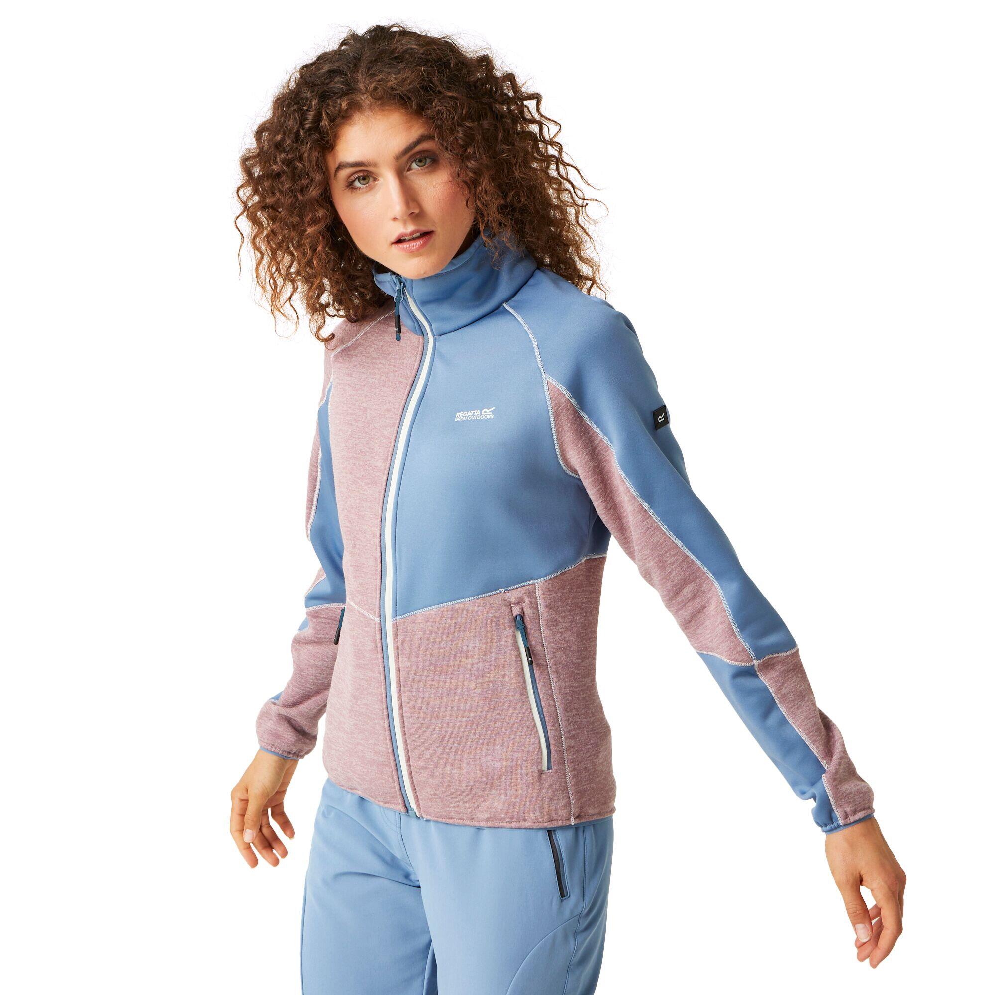 Giacca In Pile Cerniera Su Intera Lunghezza Donna Regatta Lindalla VII Erica Blu 4/5