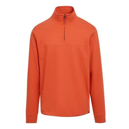 Heren Agilno Half Zip Fleece Top (Roestige sinaasappel)