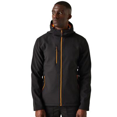 Giacchetta Softshell Uomo Regatta Professional Blu Marina Fodera in Pile