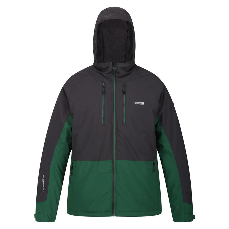 Veste imperméable HIGHTON Homme (Cendre / Vert)