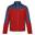 Veste polaire HIGHTON Homme (Rouge danger / Denim sombre)