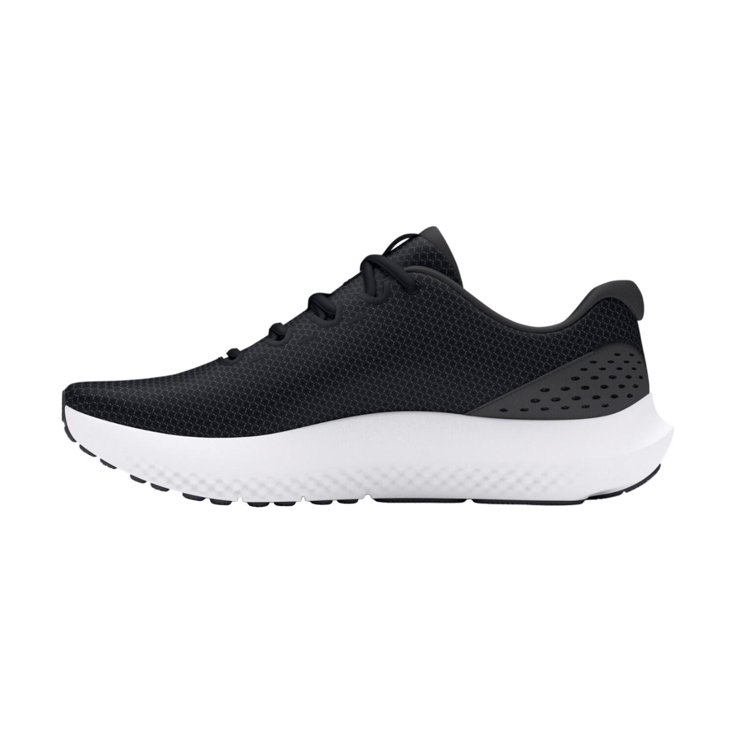 Scarpe Sportive Uomo Under Armour Surge 4.0 Nero Bianco 2/4