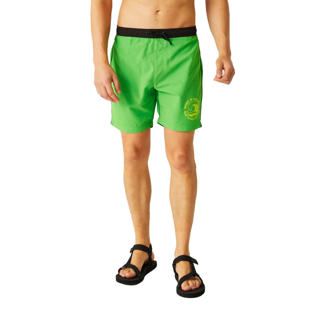 Mens Bentham Swim Shorts (Fairway Green/Black)