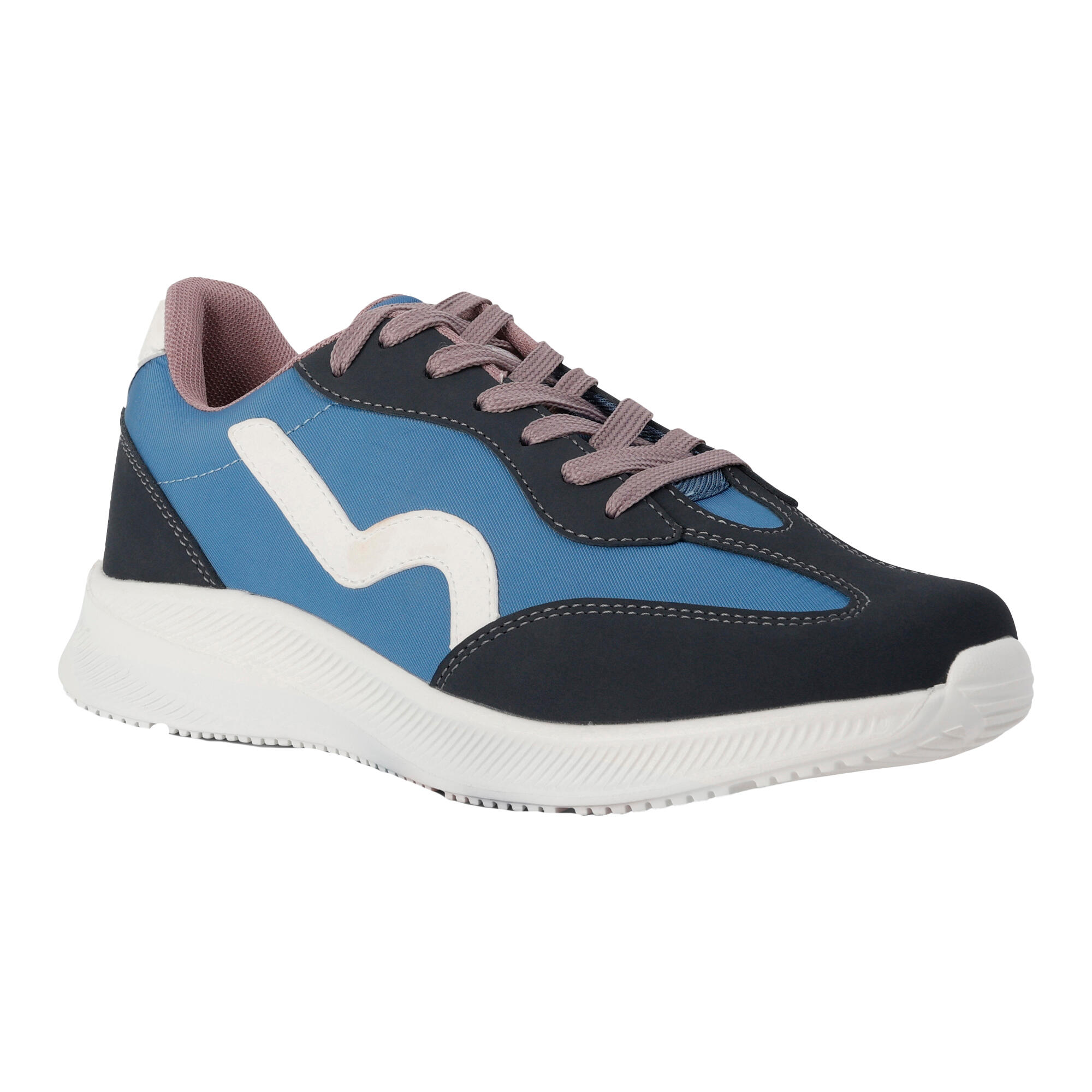 Regatta - Baskets Marine Retro Femme (bleu / Champignon Vénéneux) - Chaussures De Sport - Bleu|rose - Decathlon