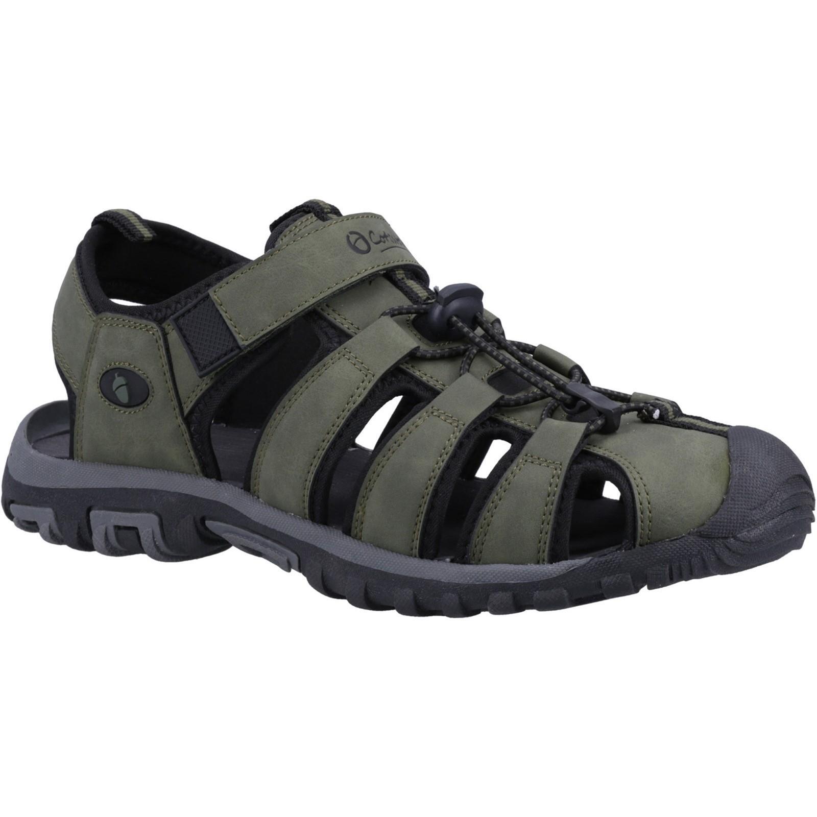 COTSWOLD Mens Furze Sandals (Khaki Green)