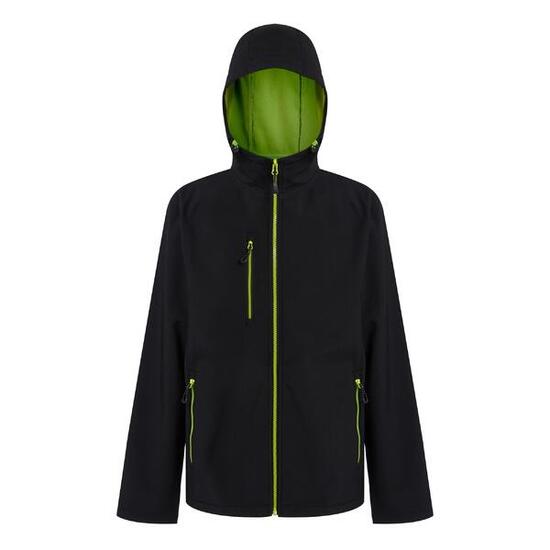 Veste Softshell Homme (Noir / Vert Citron)