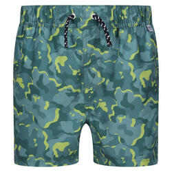 Jongens Skander II Camo Zwemshort (Zeeden/Groene algen)