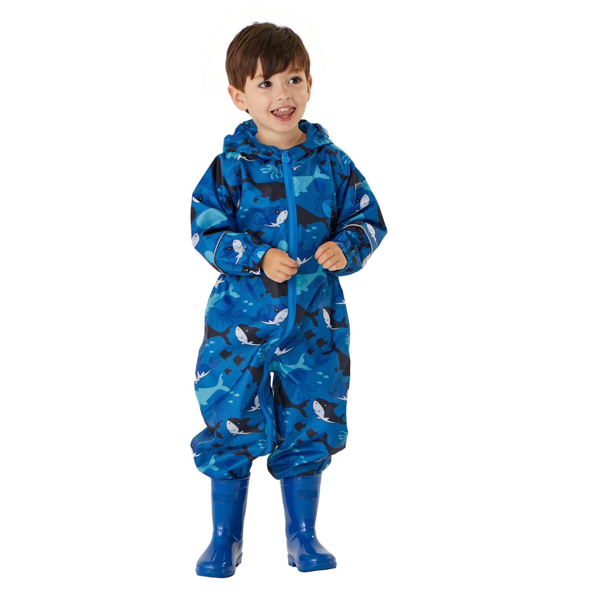 Children's POBBLE rain suit (Blue)