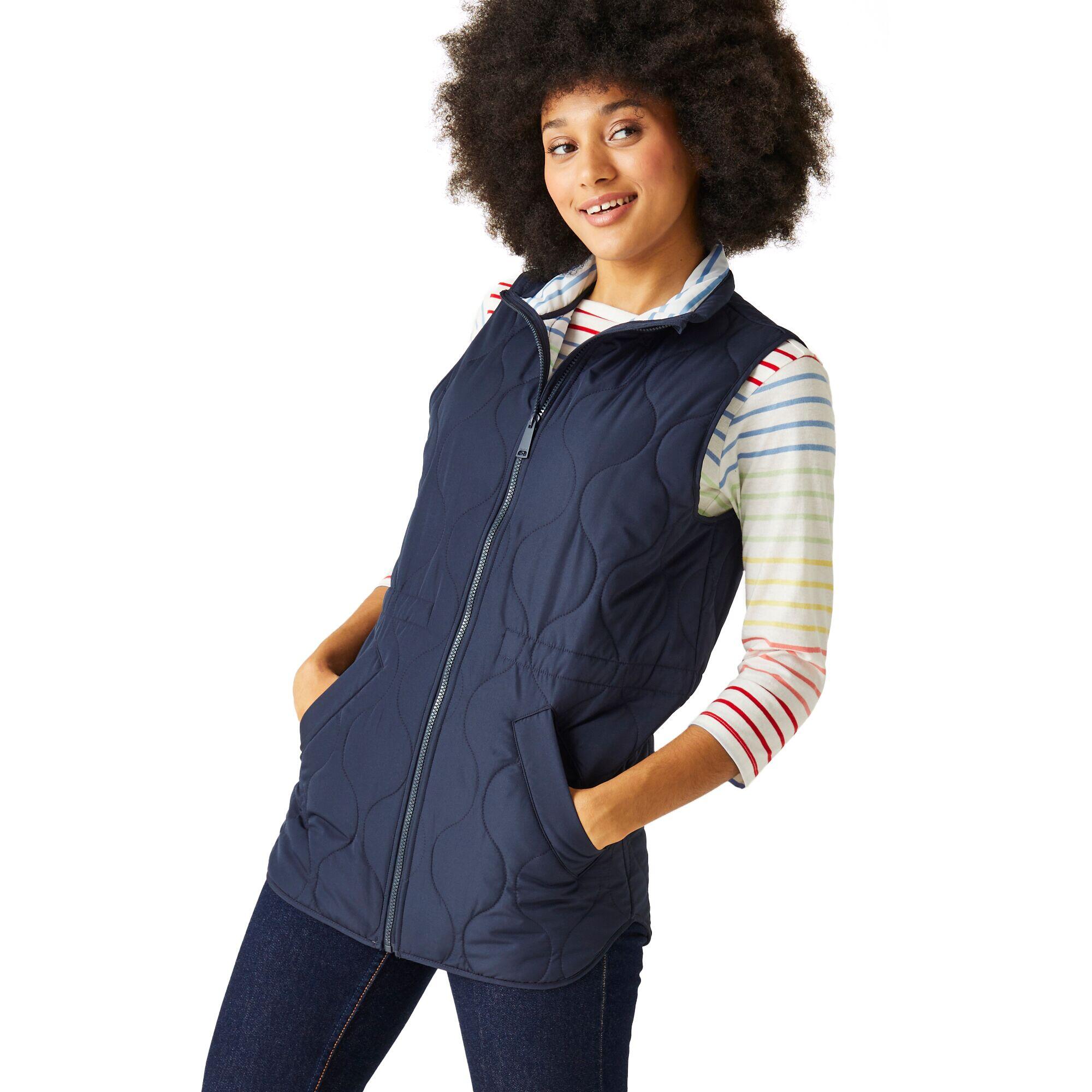 Womens/Ladies Courcelle Body Warmer (Navy) 4/5