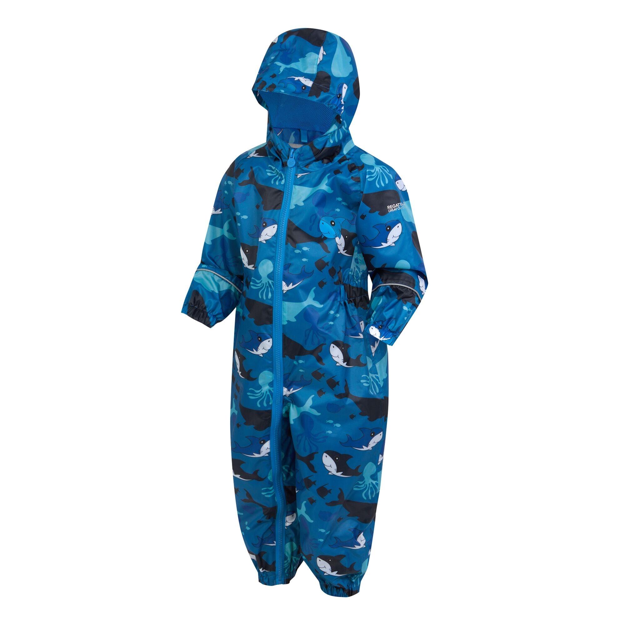 Children's POBBLE rain suit (Blue)