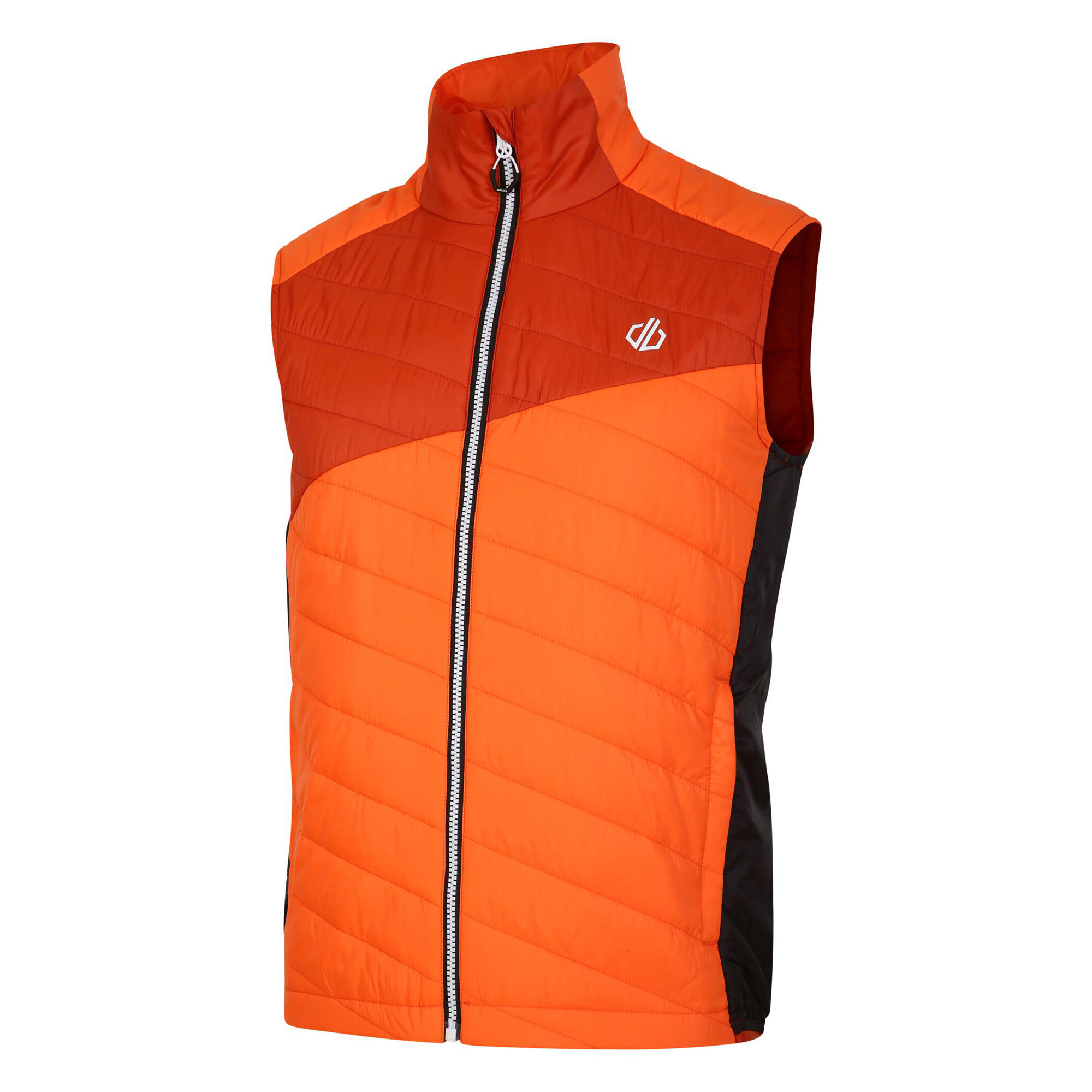 Mens Touring Quilted Lightweight Gilet (Puffins Orange/Rooibos Tea) 3/5