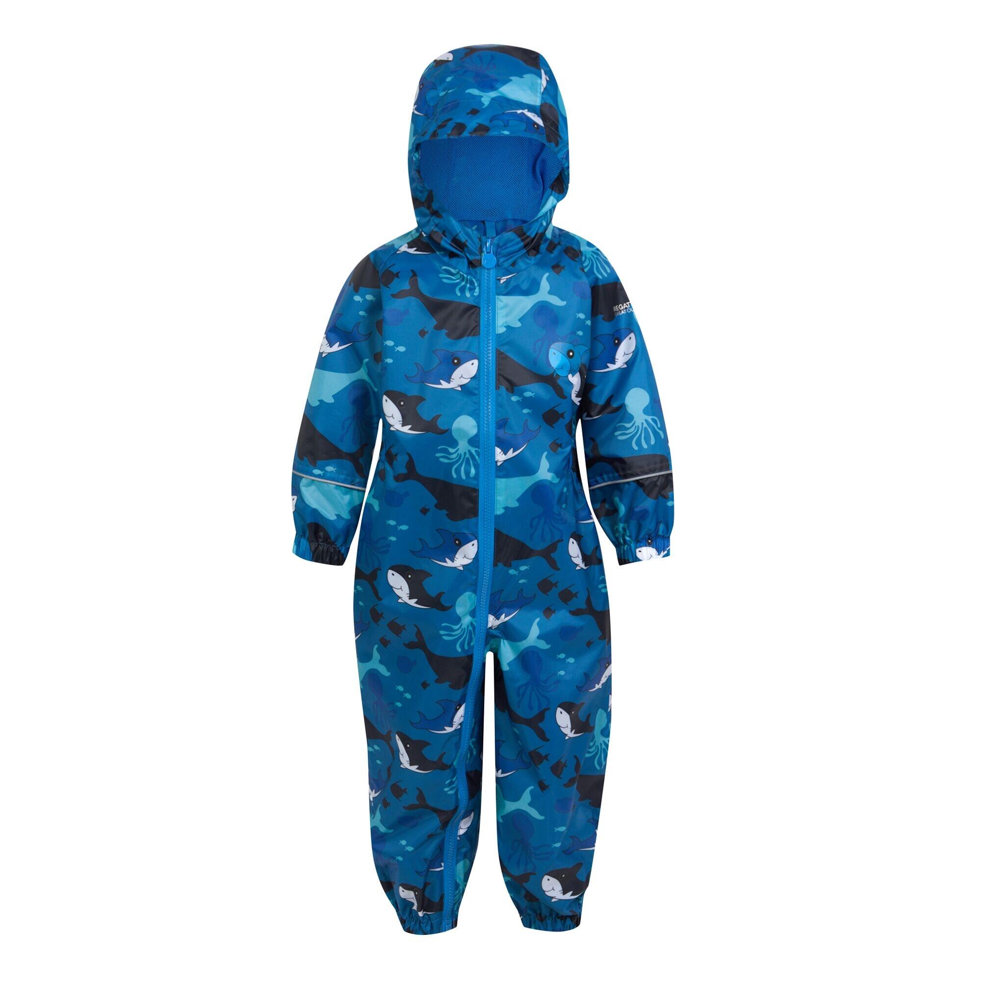 Children's POBBLE rain suit (Blue)