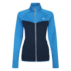 Dames Elation II Core Stretch Gerecycleerde Fleece (Maanlicht Denim/Zweedse