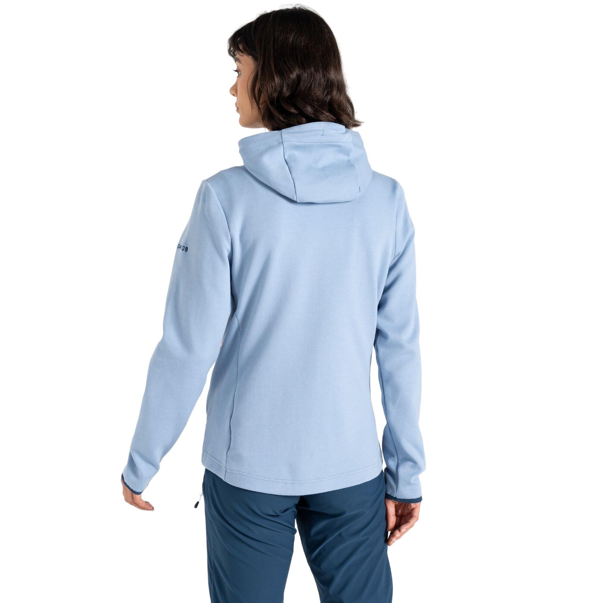 Dames Fleur East Edit  Notion Logo Hybride Jas (Regenachtig Blauw) 4/5