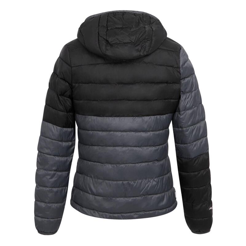 Chaqueta Acolchada Hillpack II para Mujer Gris Seal, Negro