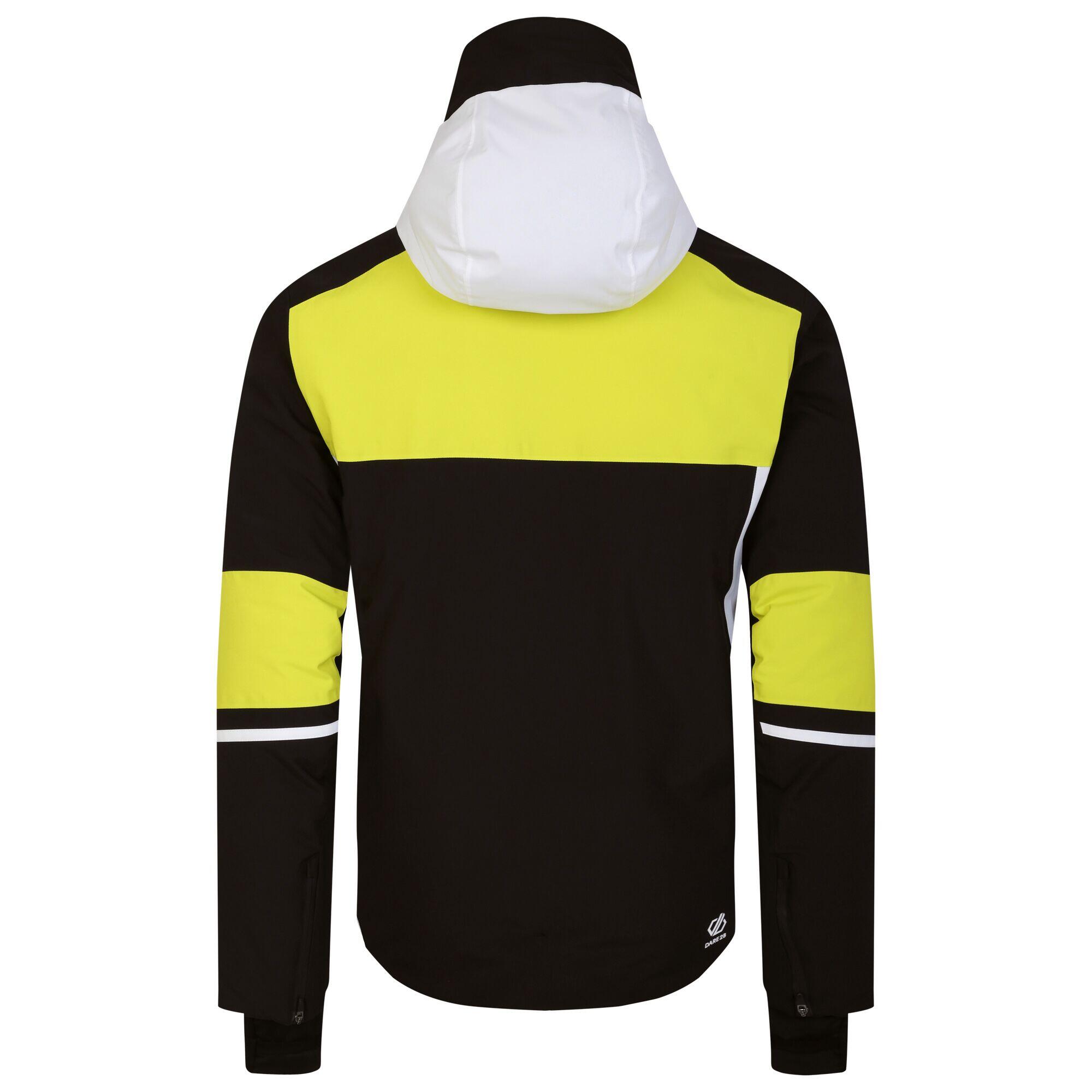 Mens Amplitude Ski Jacket (Neon Spring/Black) 2/5