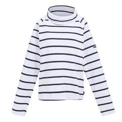 Sweat HAVENDO Femme (Blanc / Bleu Marine)