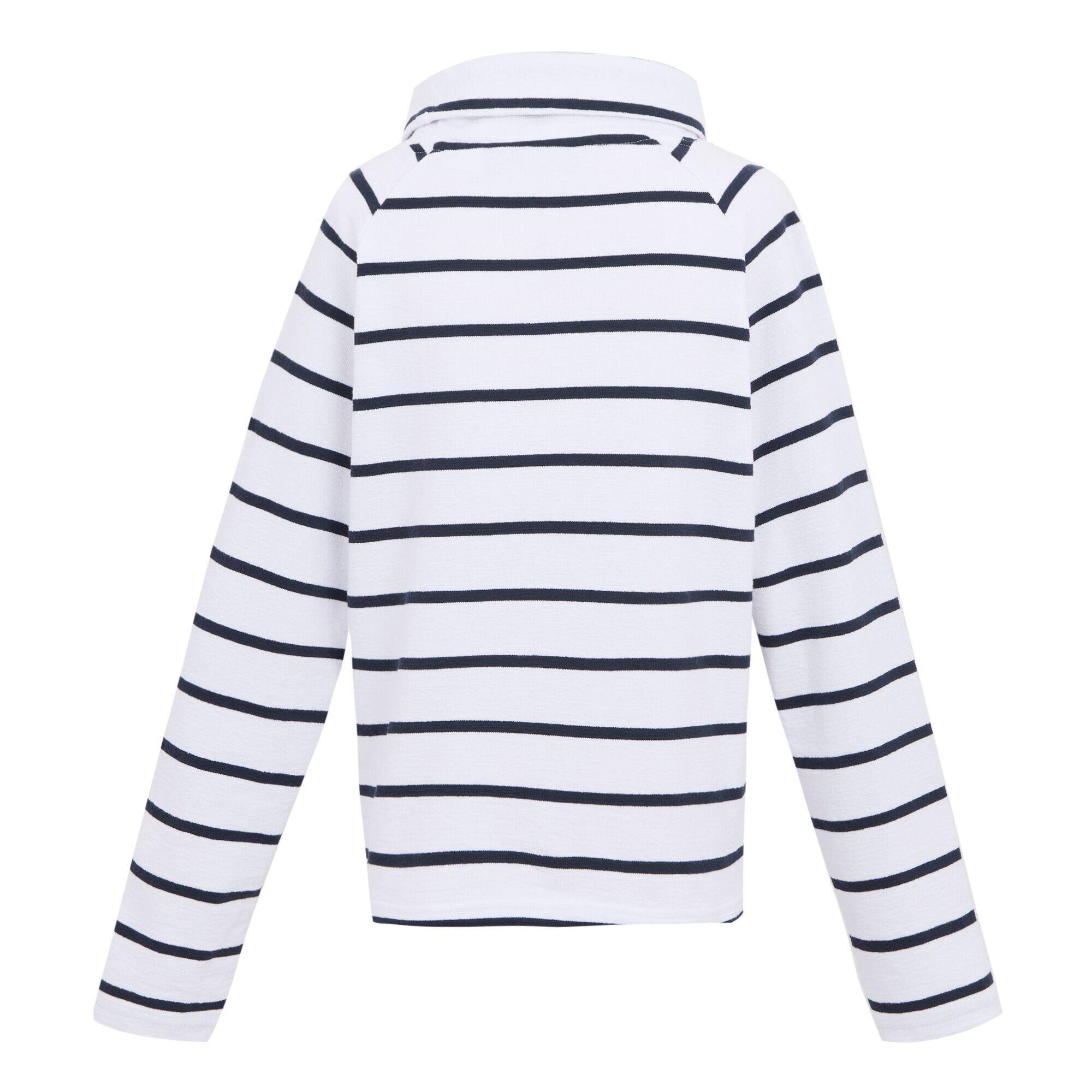 Womens/Ladies Havendo Sweatshirt (White/Navy) 2/5