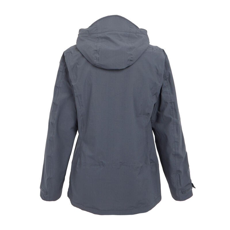 Chaqueta Impermeable Okara para Mujer Gris Seal