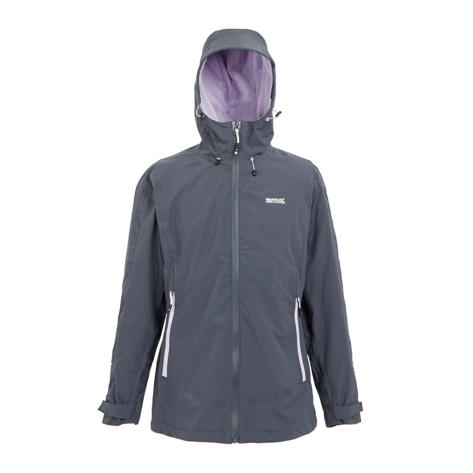 Women's OKARA waterproof jacket (Seal gray)