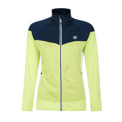 Dames Elation II Core Stretch Gerecycleerde Fleece (Scherpgroen/Moonlight