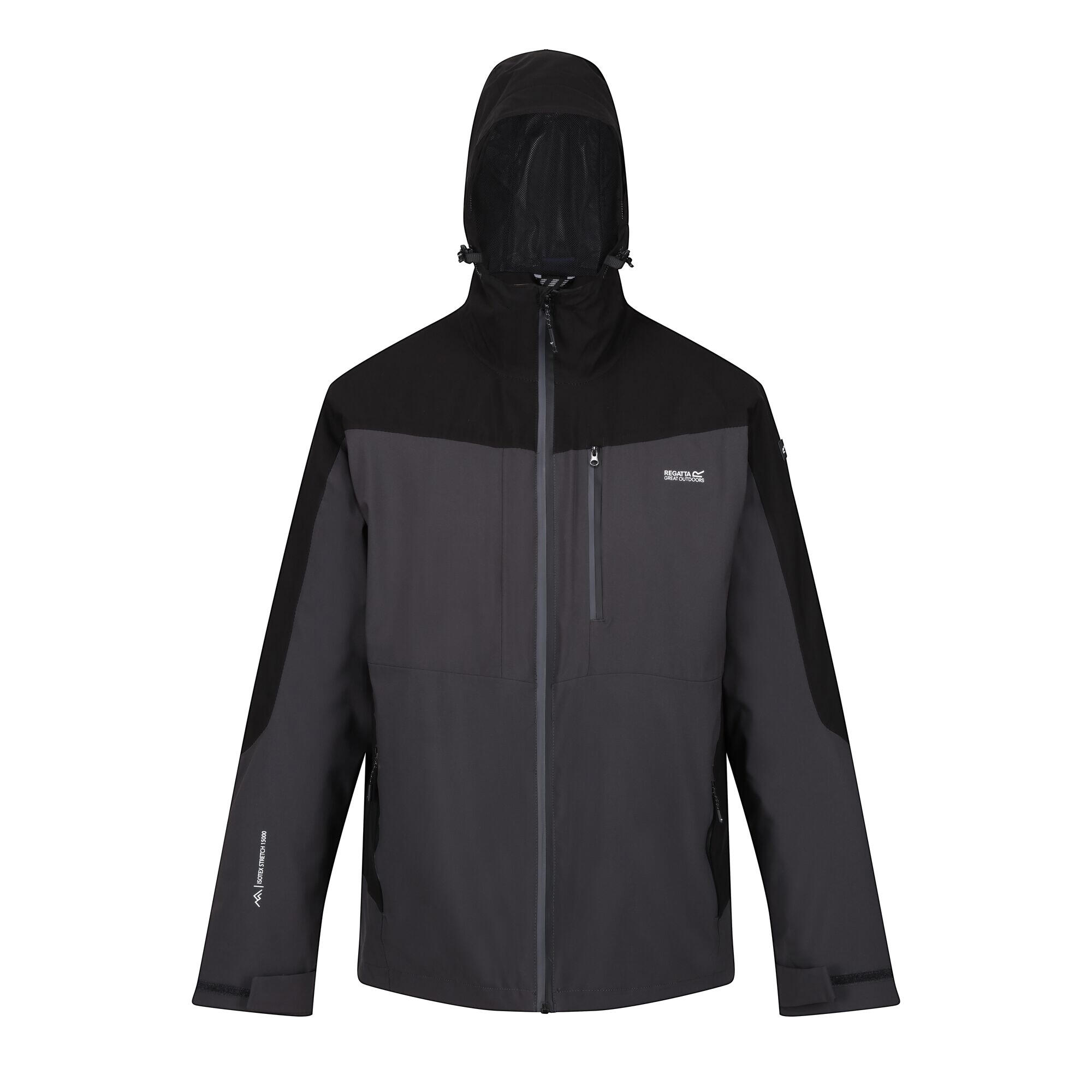 WENTWOOD Men's Waterproof Jacket (Ash / Black)