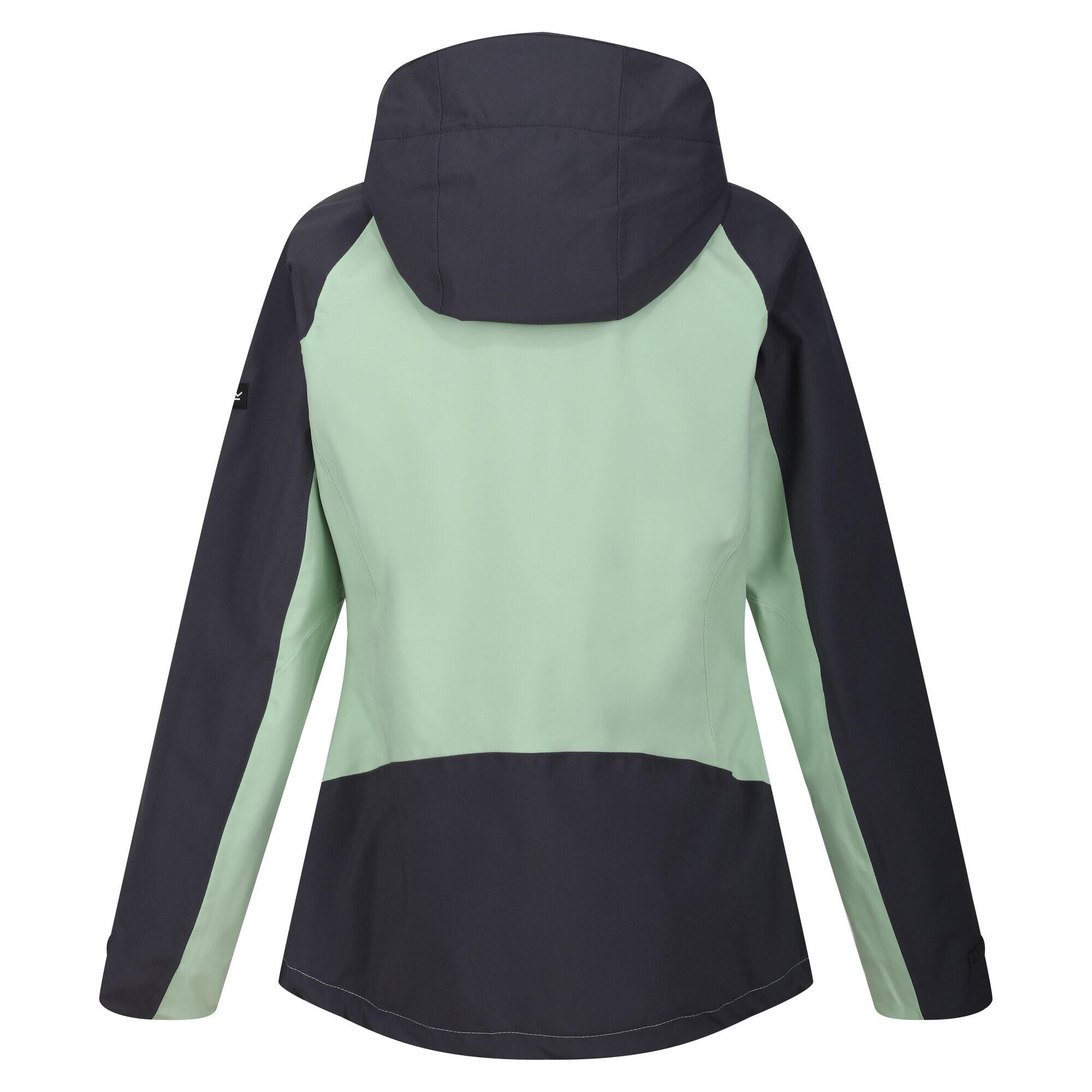 Veste Imperméable Motif/style Coquille BIRCHDALE Femme (Menthe Douce / Gris 2/5