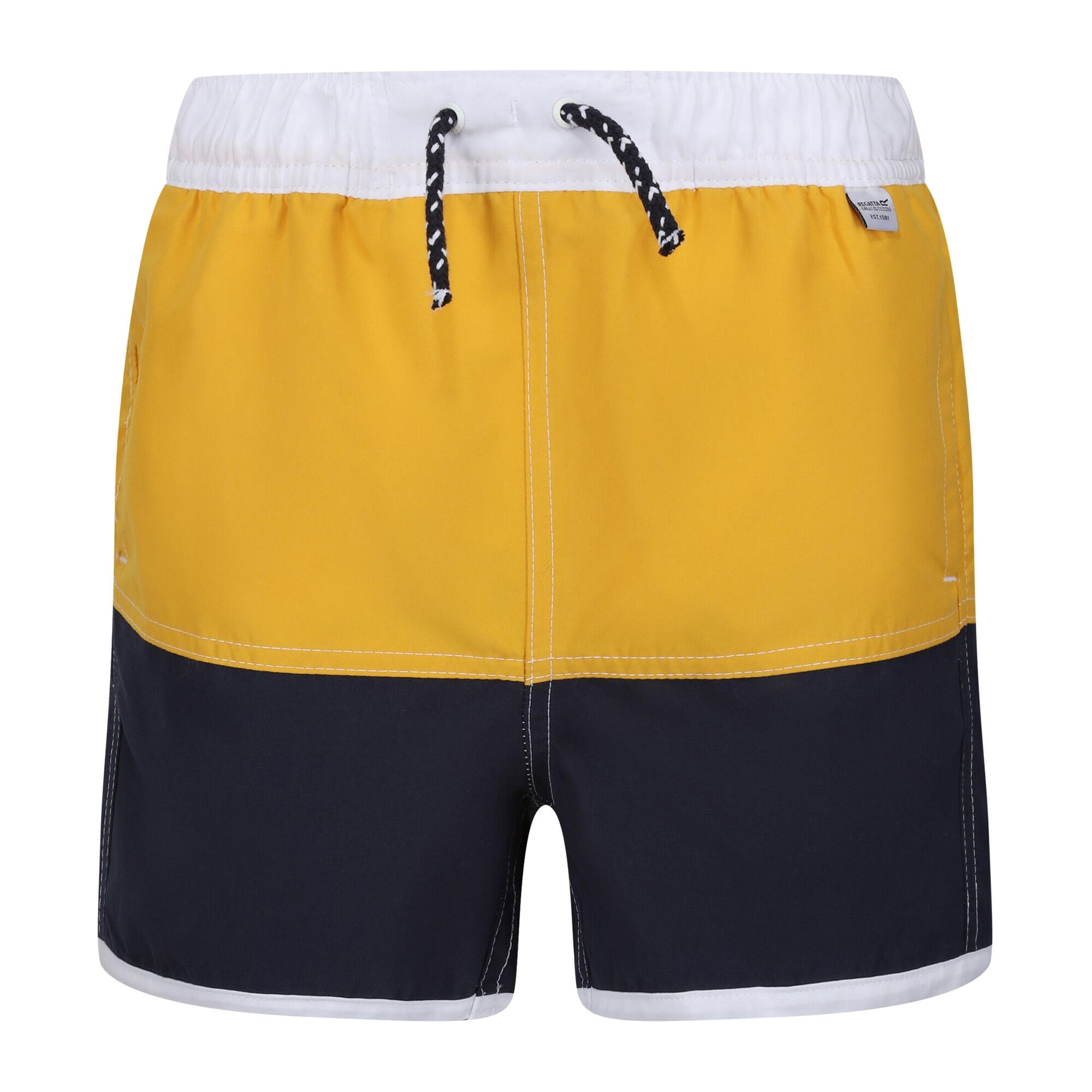 SERGIO Kids' Swim Shorts (Yellow / Navy)