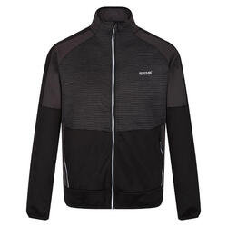 Chaqueta Softshell Yare VII para Hombre Ceniza, Negro