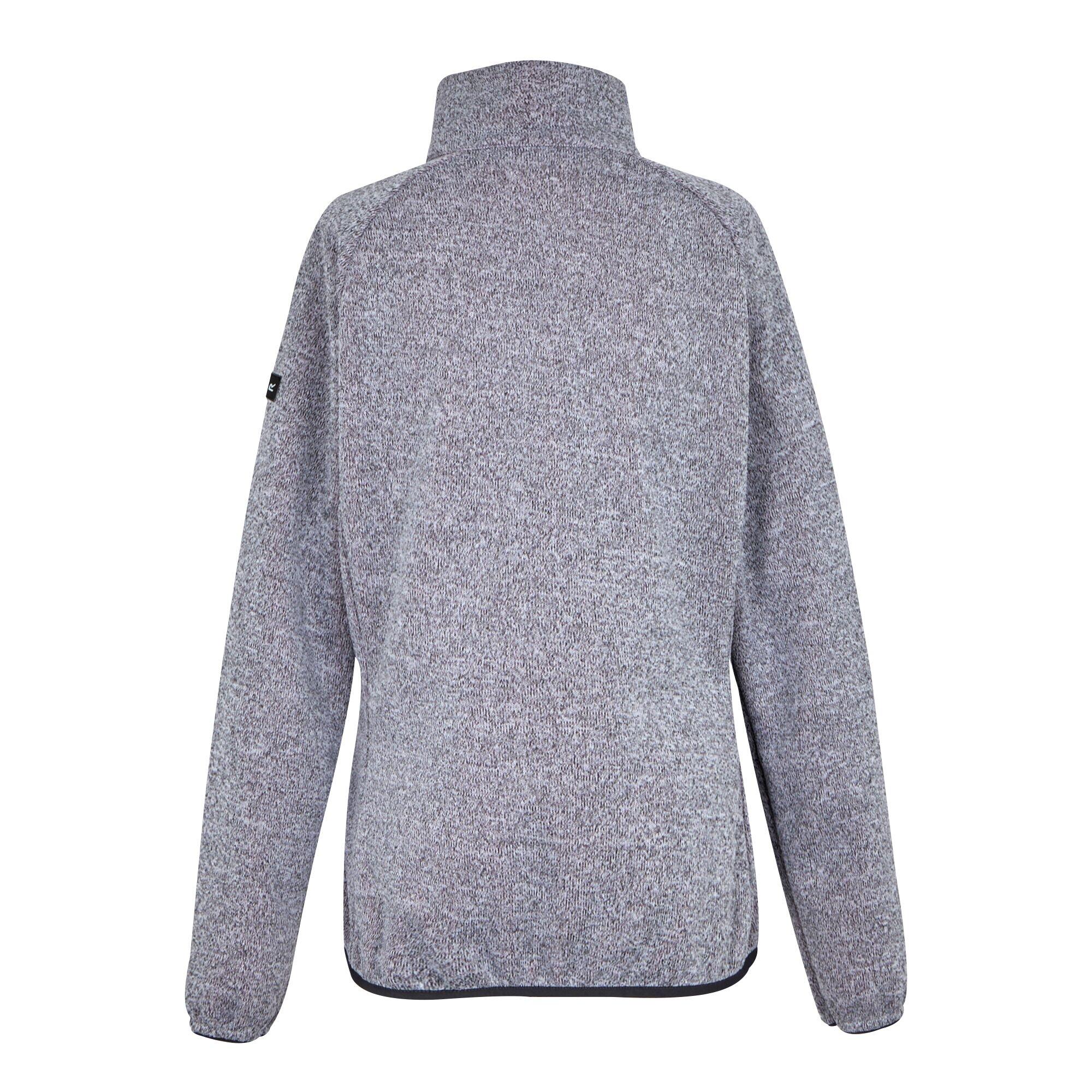Womens/Ladies Ravenhill Full Zip Fleece Top (White/Flamingo Pink) 2/5