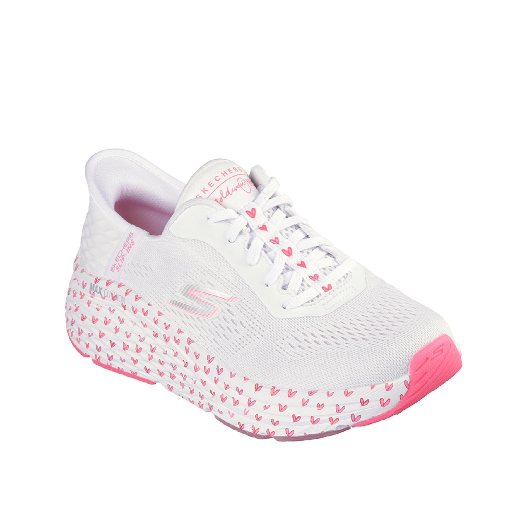 Sapatilhas Desportivas para  Mulher Skechers 129630_WPK Branco com Atacadores 2/5