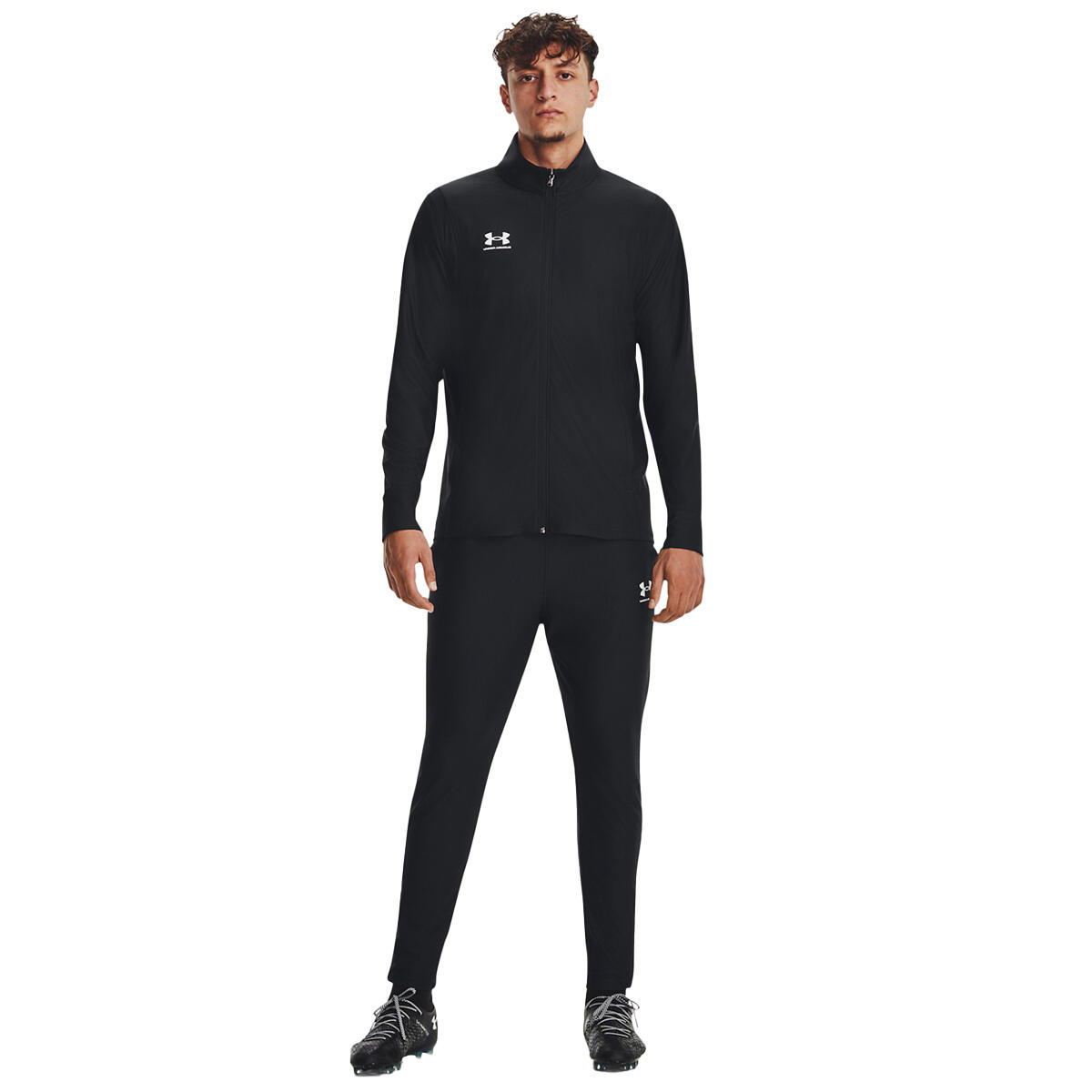 Tuta Uomo Under Armour Challenger Nero Bianco 4/4