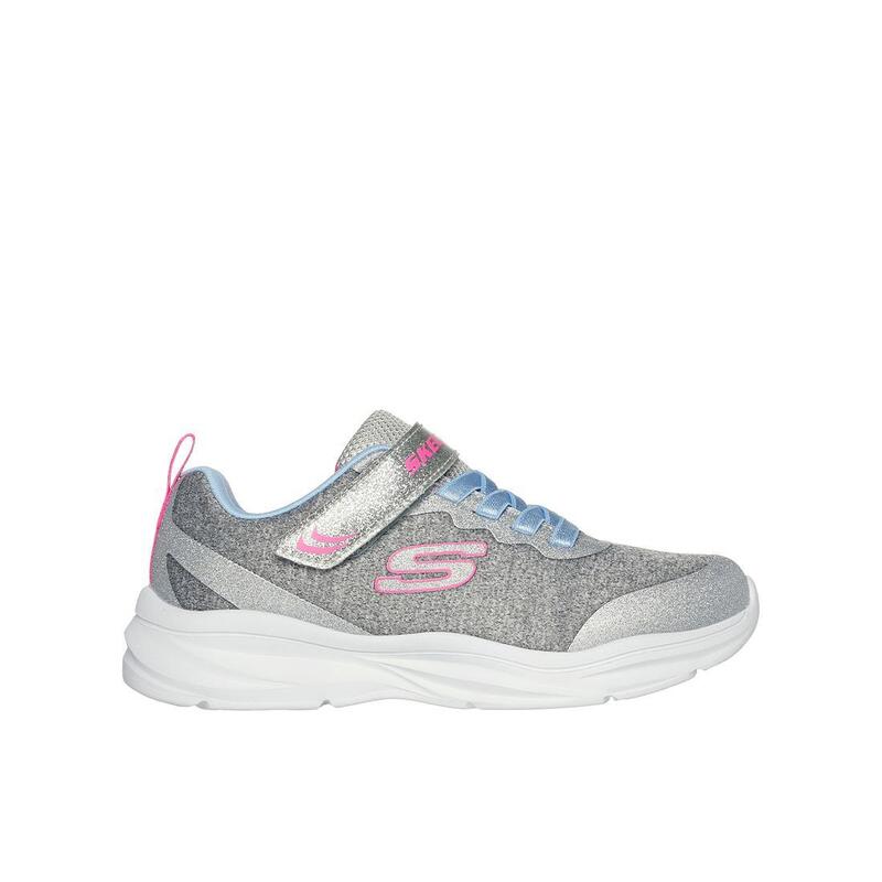 Zapatillas Deportivas Caminar Niña Skechers 303515L_LTGY Grises Cierre Adherente