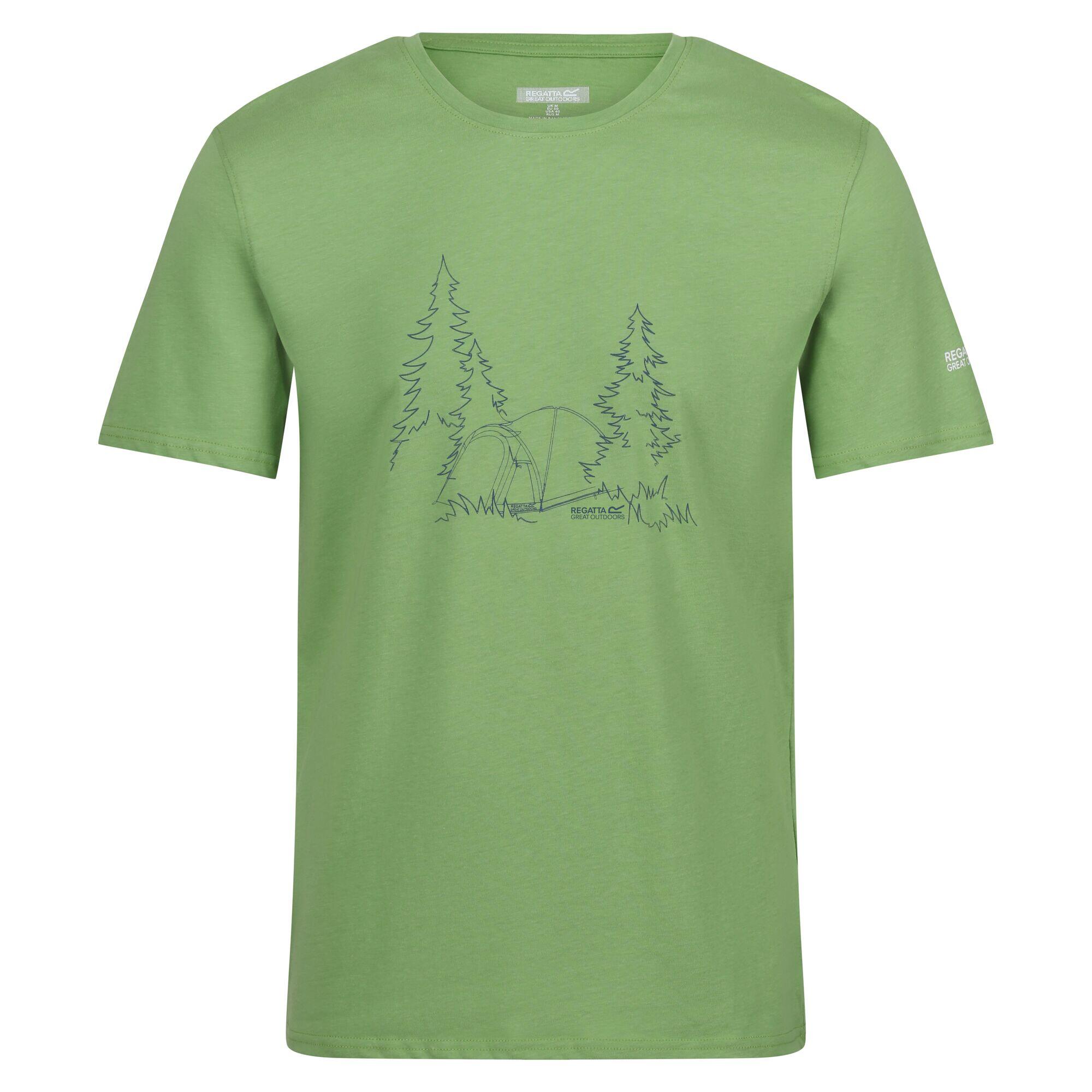 Men's BREEZED T-shirt (Piquant green)