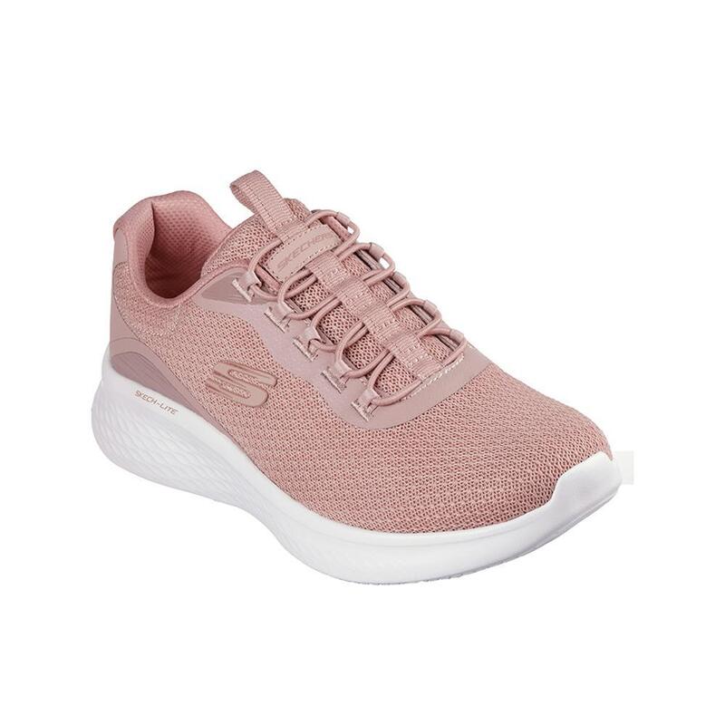 Zapatillas Deportivas Caminar Mujer Skechers 150011_CML Rosas con Cordones