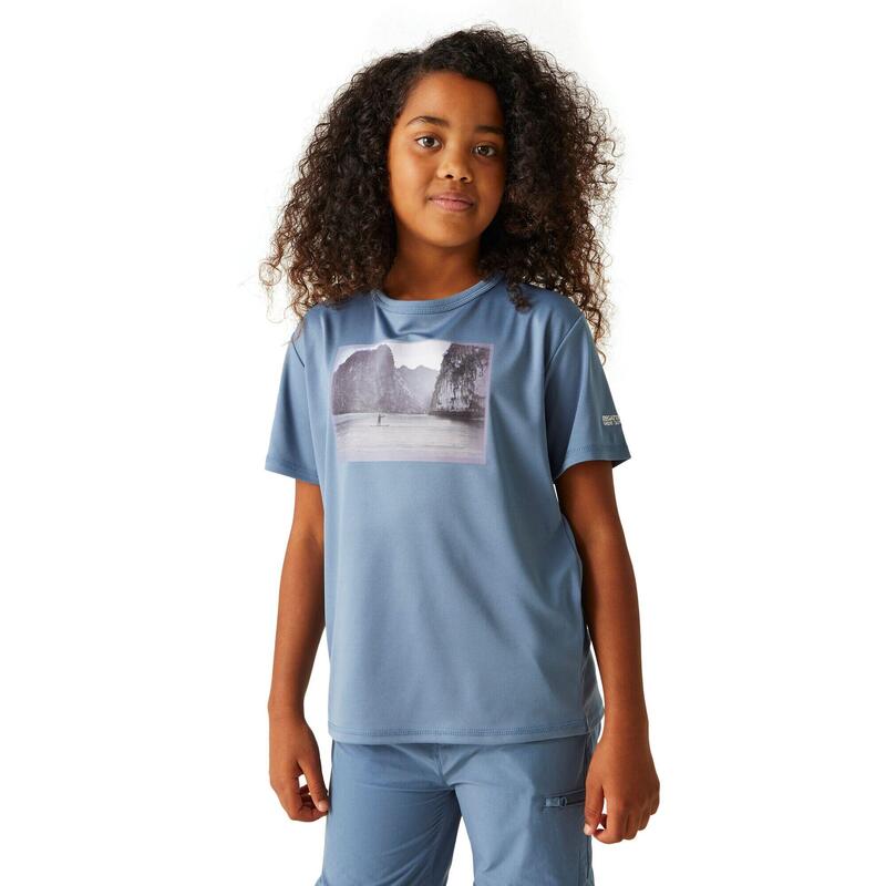 Kinderen/Kinderen Alvardo VIII Landschap TShirt (Koronet Blauw)