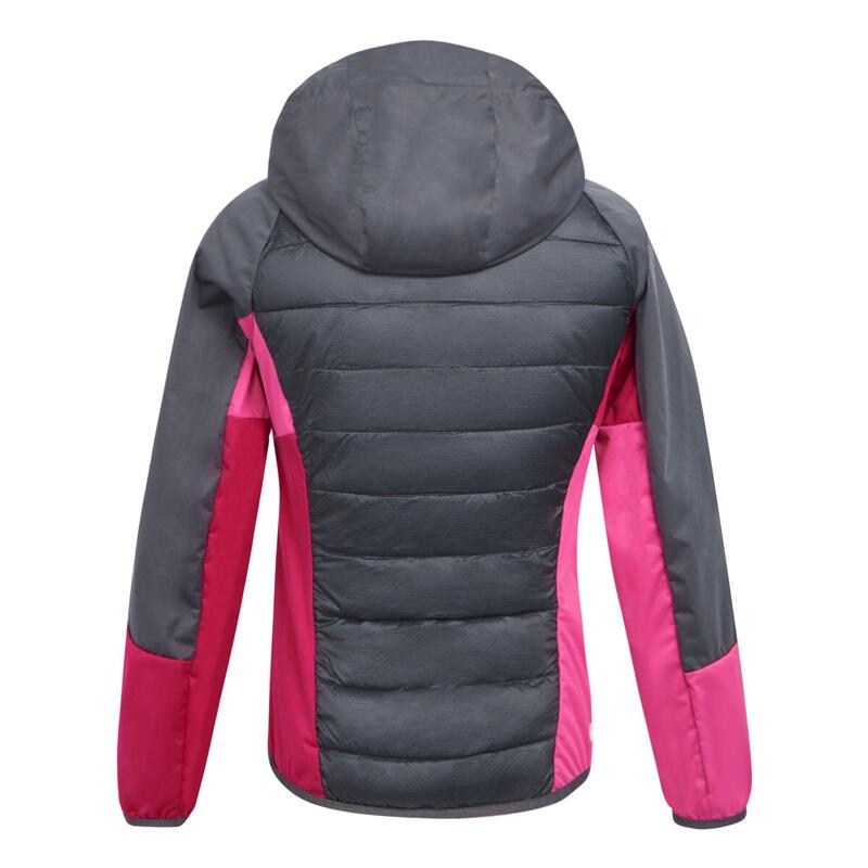 Veste hybride ANDRESON PRO Femme (Gris phoque / Flamant rose)