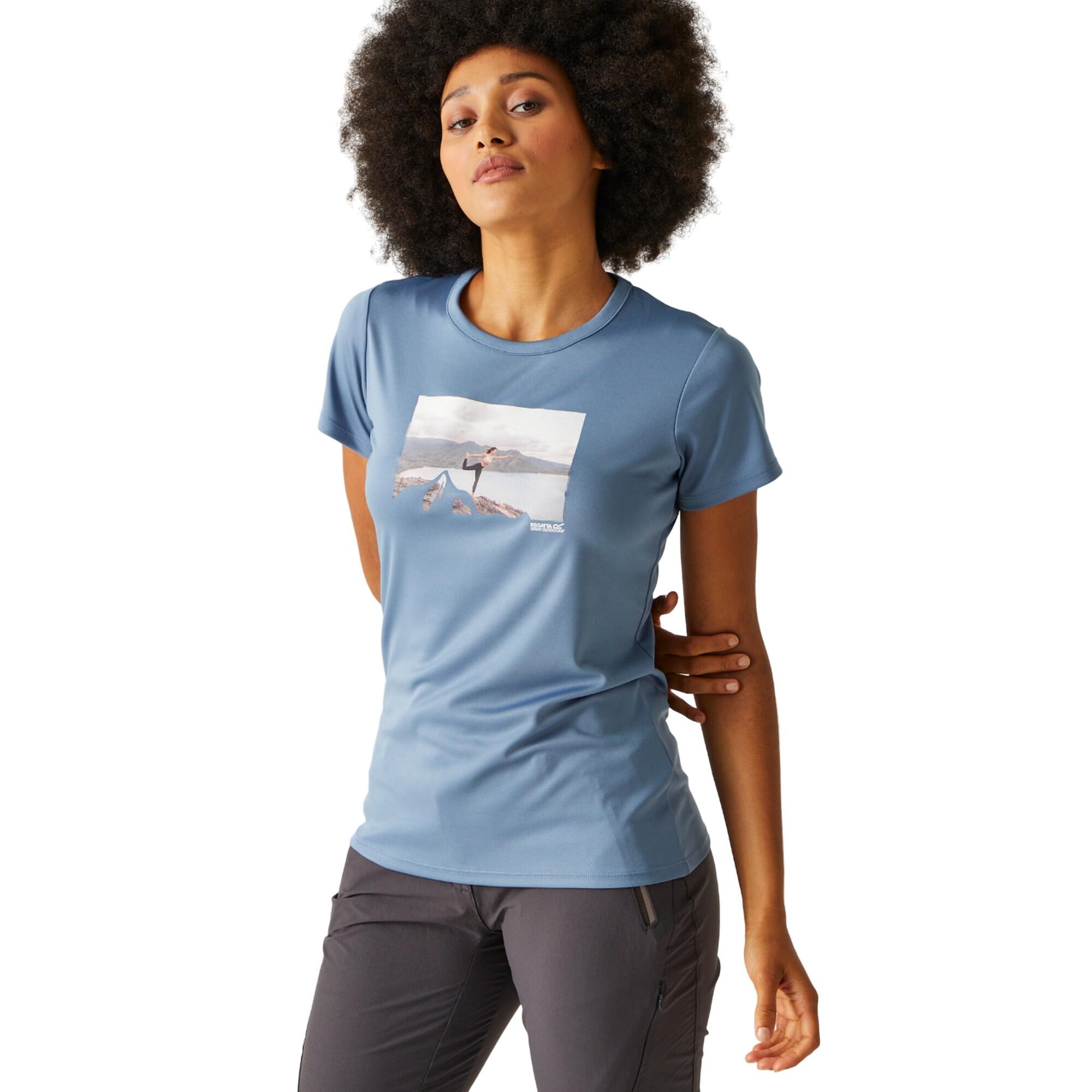 Tshirt FINGAL da donna (Blu)