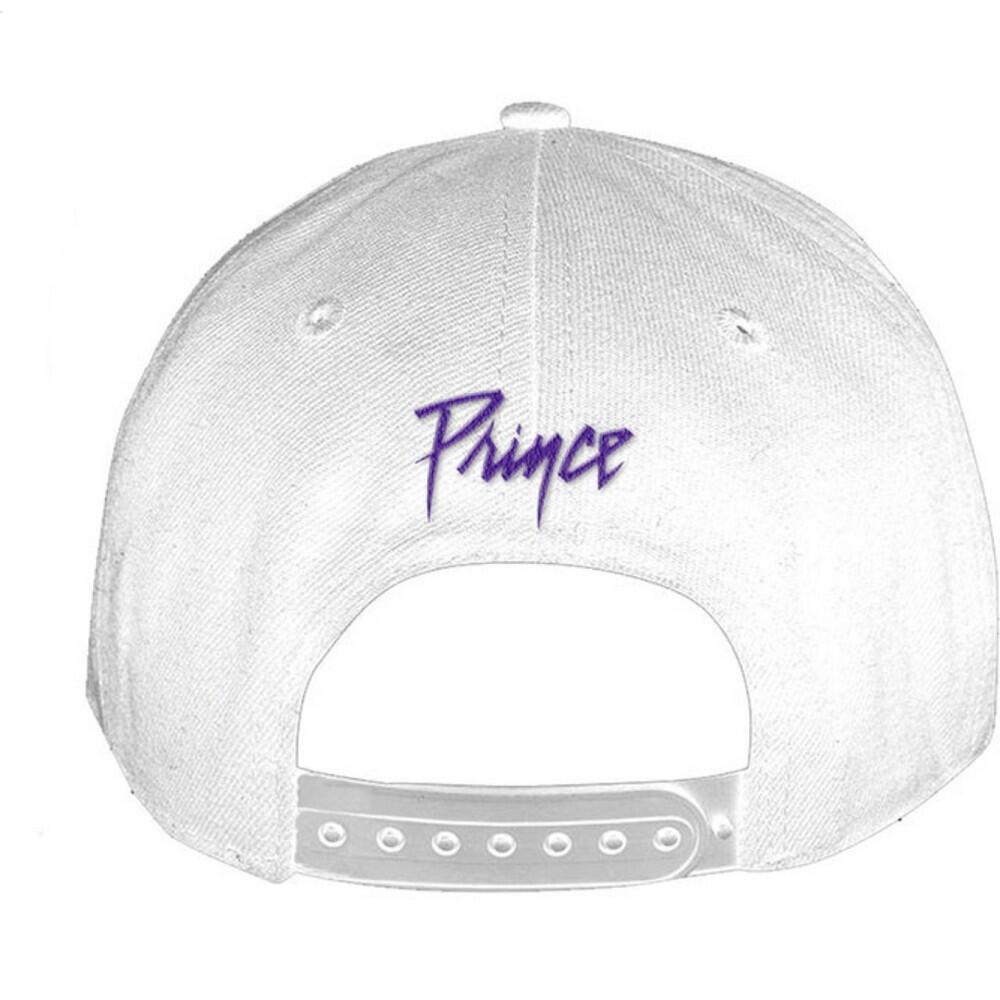 Cappello da baseball per adulti (bianco/viola)