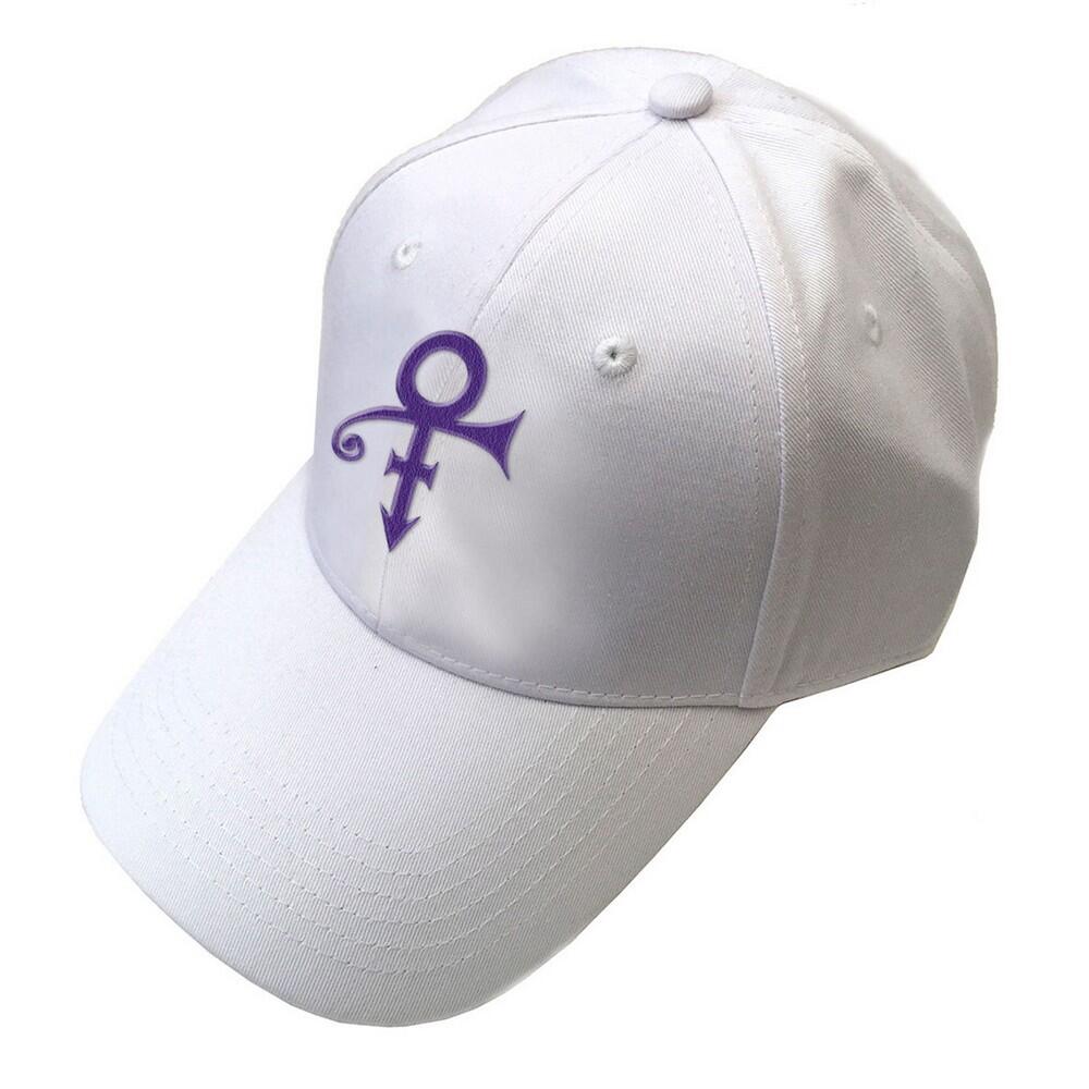 Cappello da baseball per adulti (bianco/viola)