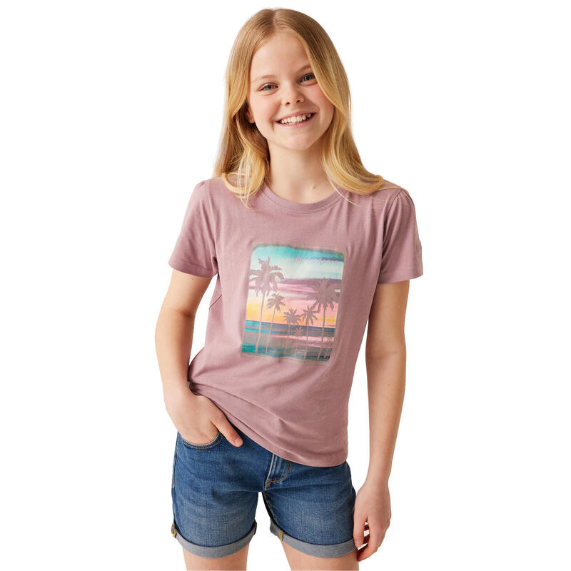 Tshirt BOSLEY HAPPY DAYS OF SUMMER Enfant (Lavande)