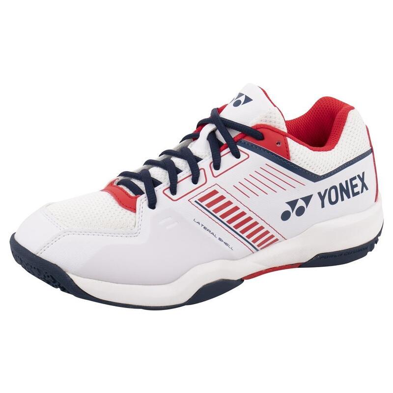 Chaussures de badminton STRIDER FLOW Homme (Blanc / Rouge)