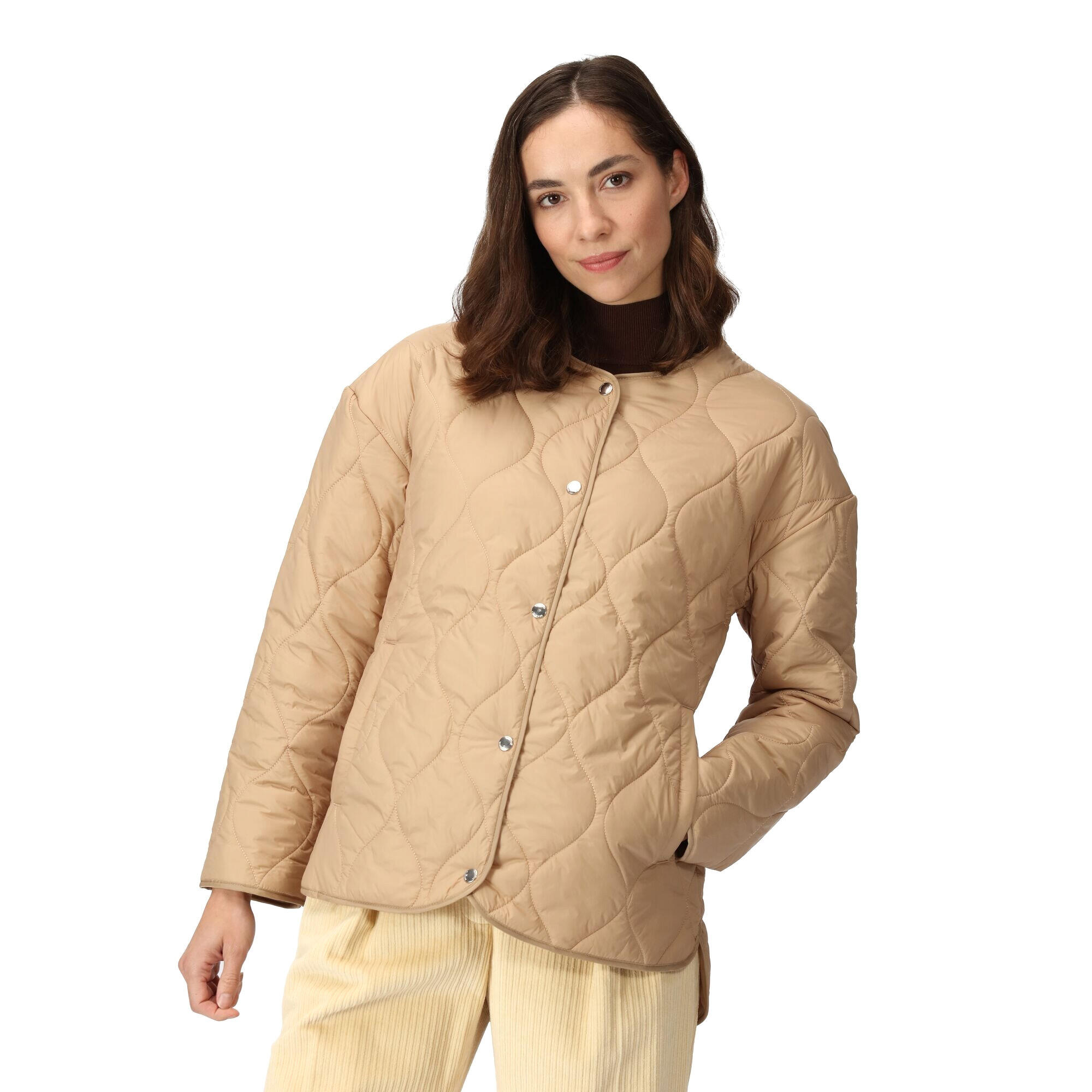 HARLETTA Giacca trapuntata da donna (Beige)