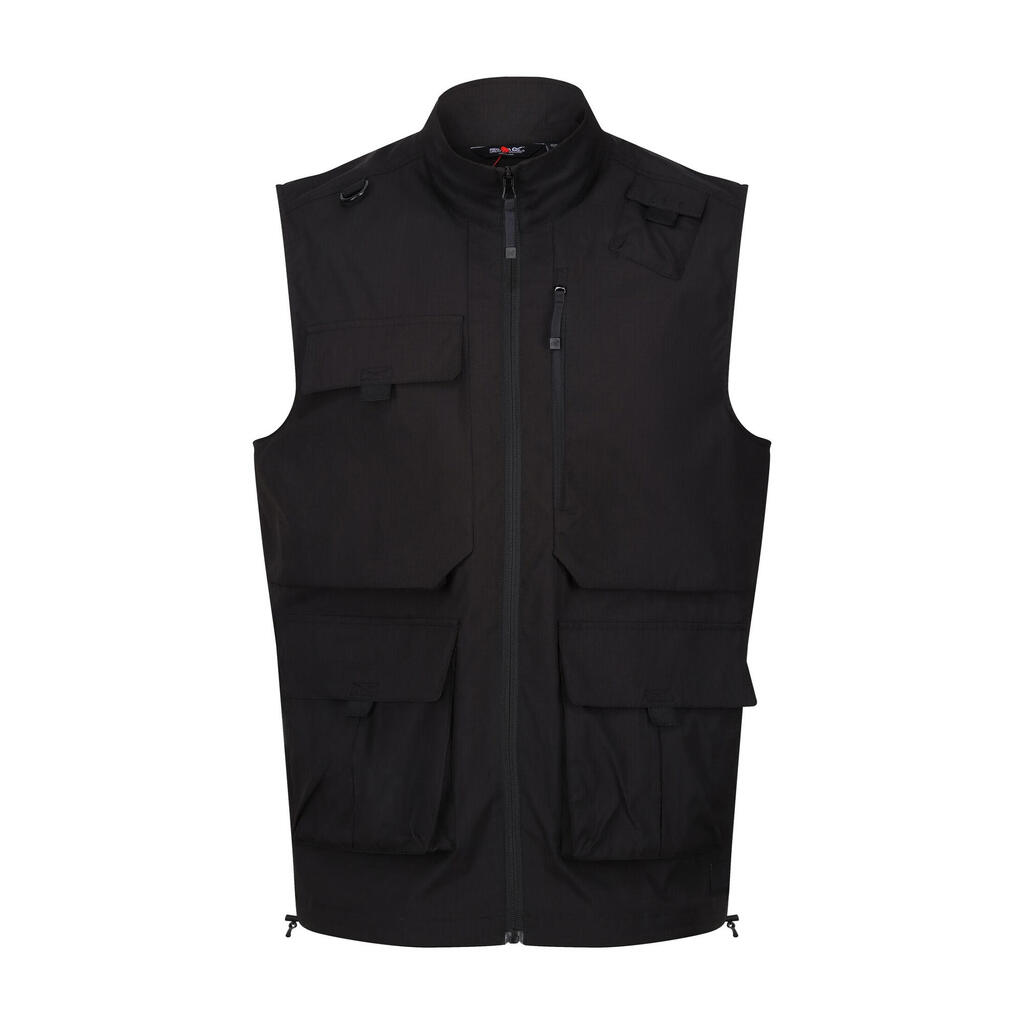 Mens Travel Light Packaway Gilet (Black)