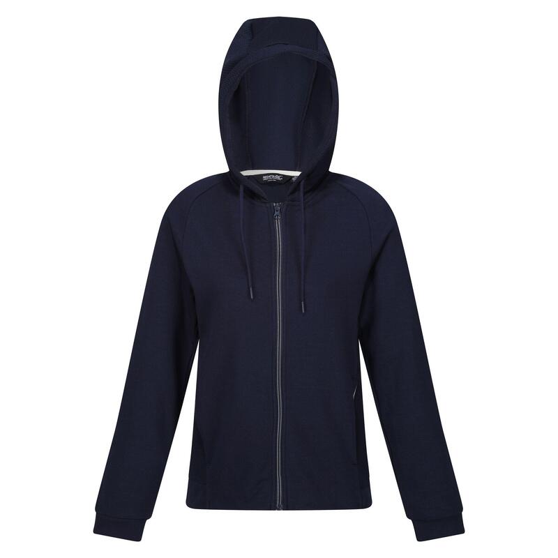 "Flamino" Fleecejacke Durchgehender Reißverschluss für Damen Marineblau