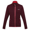 Dames Newhill Marl Full Zip Fleecejack (Bourgogne/Rumba-rood)