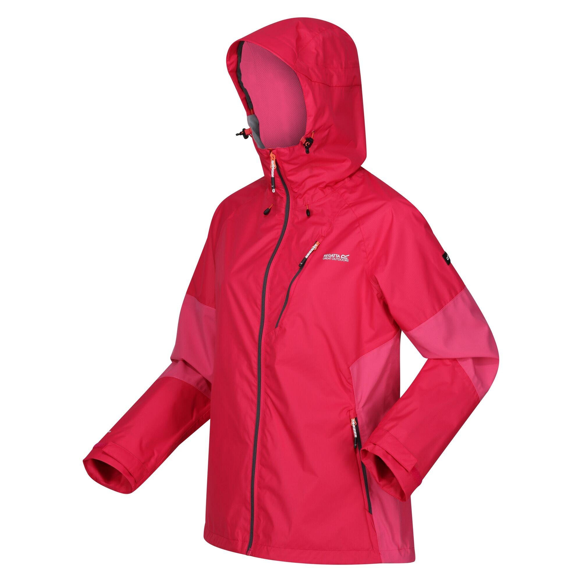 Veste Imperméable HIGHTON Femme (Rose Fluo / Flamant Rose) 3/5