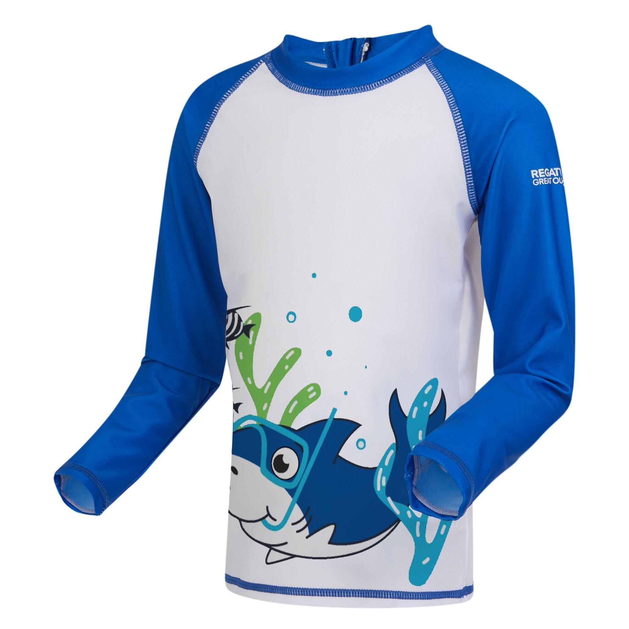 Tuta Da Sfogo Bolle Di Squalo Bambini Regatta Blu-azzurro 4/5