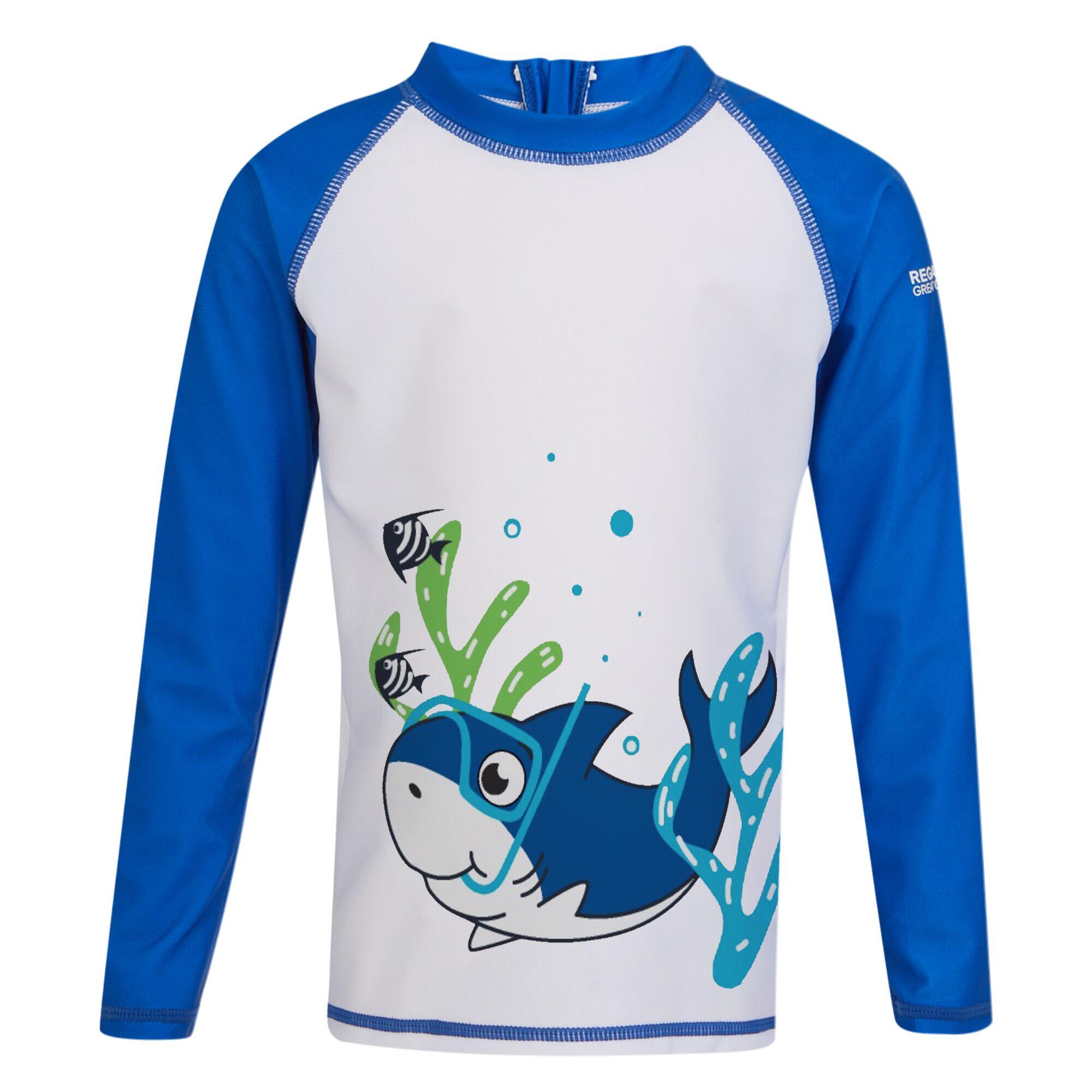 Tuta Da Sfogo Bolle Di Squalo Bambini Regatta Blu-azzurro 2/5