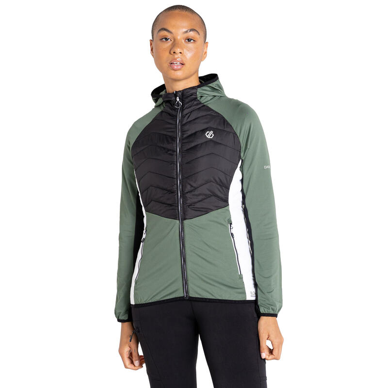 Chaqueta Surmount II de Lana para Mujer Verde Pato, Negro